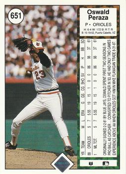 Oswald Peraza  baseball card collectible - Main Image 2