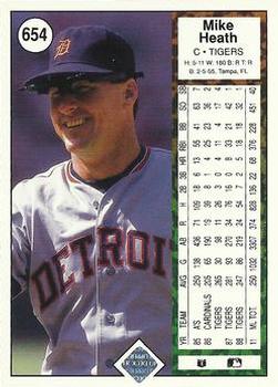 Mike Heath  baseball card collectible - Main Image 2