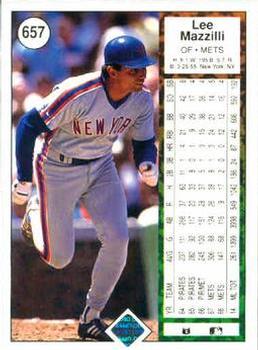 Lee Mazzilli  baseball card collectible - Main Image 2