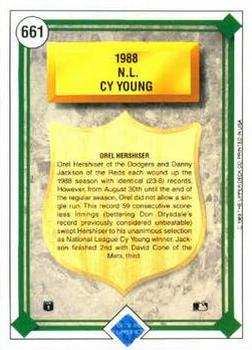 Orel Hershiser  baseball card collectible - Main Image 2