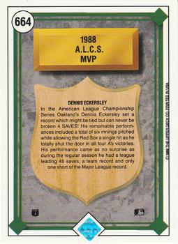 Dennis Eckersley  baseball card collectible - Main Image 2