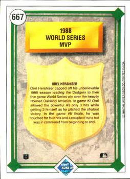 Orel Hershiser  baseball card collectible - Main Image 2