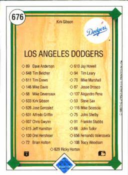 Kirk Gibson  baseball card collectible - Main Image 2