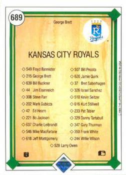 George Brett  baseball card collectible - Main Image 2