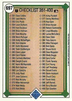 Checklist: 301-400  baseball card collectible - Main Image 2