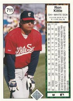Ron Kittle  baseball card collectible - Main Image 2
