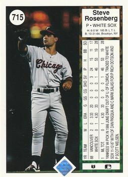 Steve Rosenberg  baseball card collectible - Main Image 2