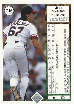 Joe Skalski  baseball card collectible - Main Image 2