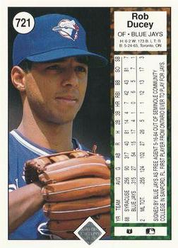 Rob Ducey  baseball card collectible - Main Image 2