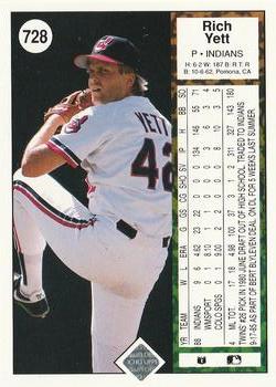 Rich Yett  baseball card collectible - Main Image 2