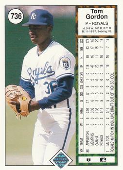 Tom Gordon  baseball card collectible - Main Image 2