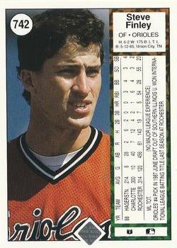 Steve Finley  baseball card collectible - Main Image 2