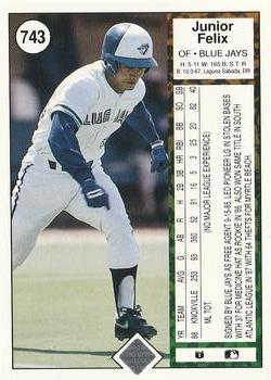 Junior Felix  baseball card collectible - Main Image 2