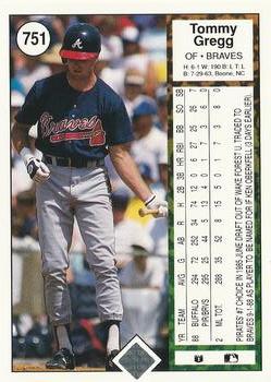 Tommy Gregg  baseball card collectible - Main Image 2