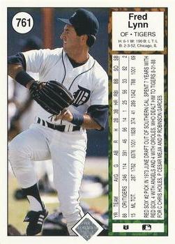 Fred Lynn  baseball card collectible - Main Image 2