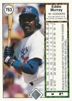 Eddie Murray  baseball card collectible - Main Image 2