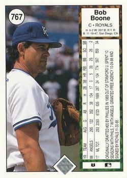 Bob Boone  baseball card collectible - Main Image 2