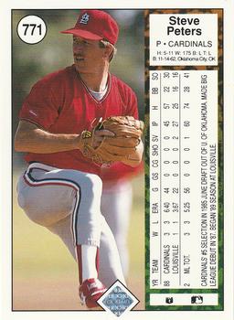 Steve Peters  baseball card collectible - Main Image 2