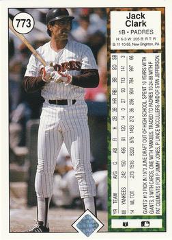 Jack Clark  baseball card collectible - Main Image 2