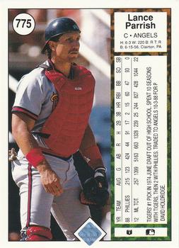 Lance Parrish  baseball card collectible - Main Image 2