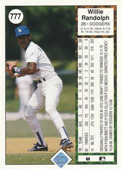 Willie Randolph  baseball card collectible - Main Image 2
