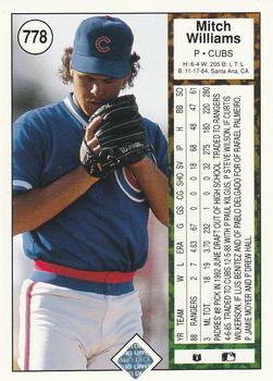 Mitch Williams  baseball card collectible - Main Image 2