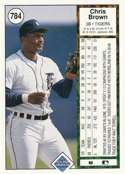 Chris Brown  baseball card collectible - Main Image 2