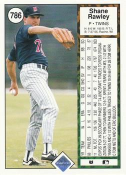 Shane Rawley  baseball card collectible - Main Image 2