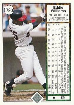 Eddie Williams  baseball card collectible - Main Image 2