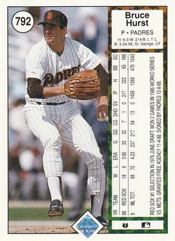 Bruce Hurst  baseball card collectible - Main Image 2