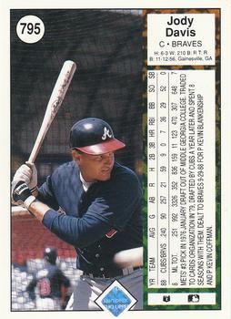 Jody Davis  baseball card collectible - Main Image 2