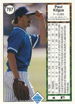 Paul Kilgus  baseball card collectible - Main Image 2