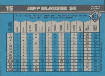 Jeff Blauser  baseball card collectible - Main Image 2
