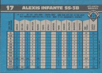 Alexis Infante  baseball card collectible - Main Image 2