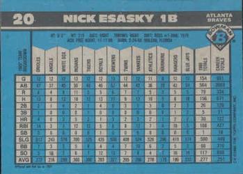 Nick Esasky  baseball card collectible - Main Image 2