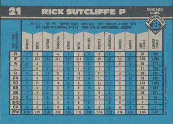 Rick Sutcliffe  baseball card collectible - Main Image 2