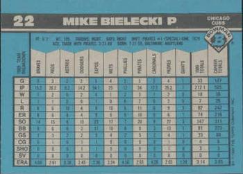 Mike Bielecki  baseball card collectible - Main Image 2