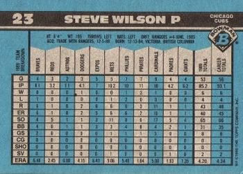 Steve Wilson  baseball card collectible - Main Image 2