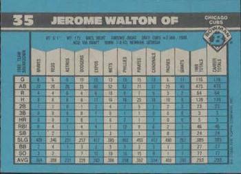 Jerome Walton  baseball card collectible - Main Image 2