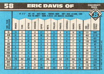 Eric Davis  baseball card collectible - Main Image 2