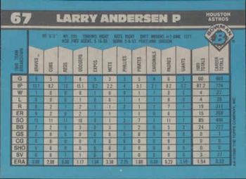 Larry Andersen  baseball card collectible - Main Image 2