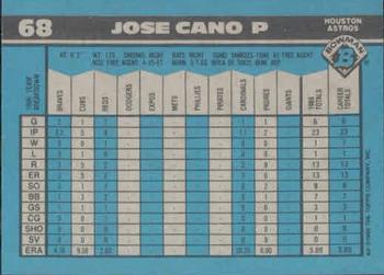 Jose Cano  baseball card collectible - Main Image 2