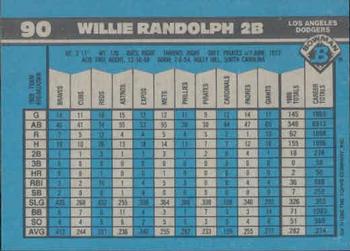 Willie Randolph  baseball card collectible - Main Image 2