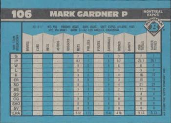 Mark Gardner  baseball card collectible - Main Image 2