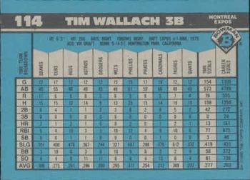 Tim Wallach  baseball card collectible - Main Image 2