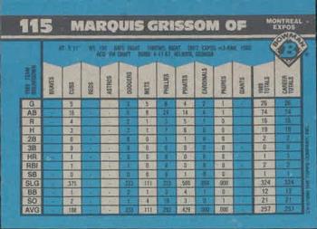 Marquis Grissom  baseball card collectible - Main Image 2