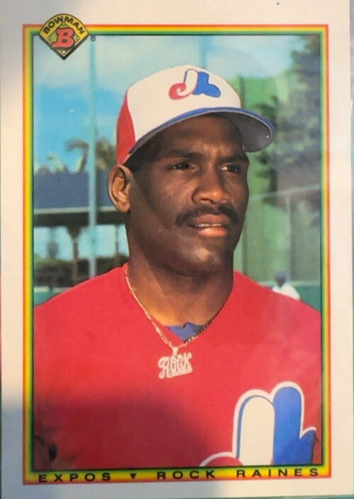 Rock Raines  baseball card collectible - Main Image 3