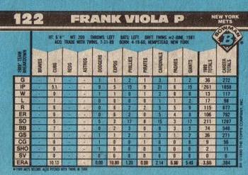 Frank Viola  baseball card collectible - Main Image 2