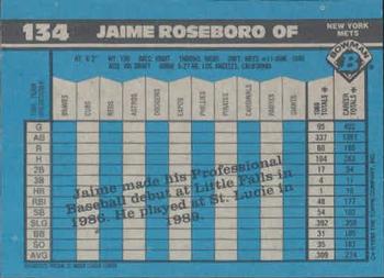 Jaime Roseboro  baseball card collectible - Main Image 2
