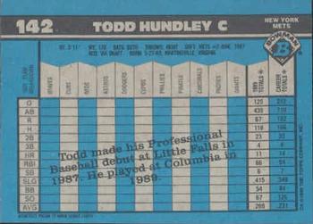 Todd Hundley  baseball card collectible - Main Image 2
